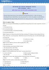 Đề thi học kì 1 Sinh 10 Chân trời sáng tạo - Đề số 4